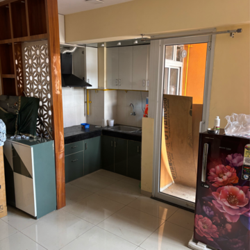 Living Room in 1 BHK Apartment at Wave Dream Homes, Ram Nagar – for Rent