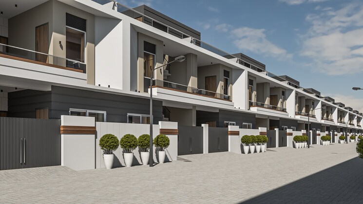 Exterior View, kalpana-eco-world 3 Bedroom 2082 Sq.Ft. Villa In Mohanlalganj Lucknow 8970872