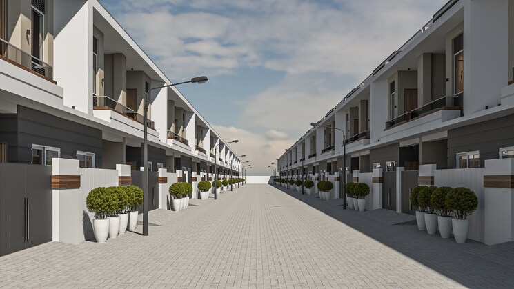 Exterior View, kalpana-eco-world 3 Bedroom 2082 Sq.Ft. Villa In Mohanlalganj Lucknow 8970872