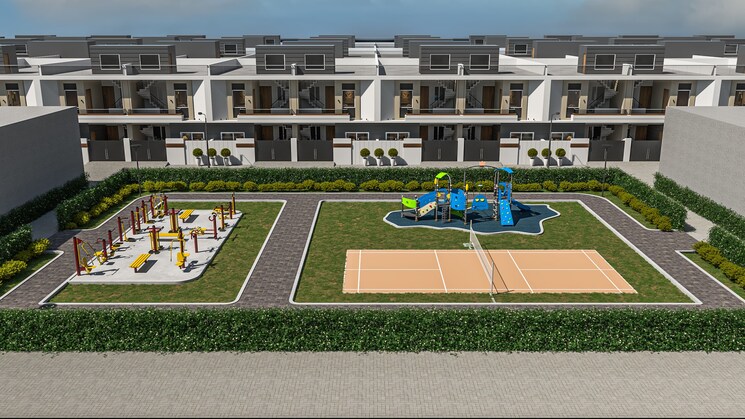 Exterior View, kalpana-eco-world 3 Bedroom 2082 Sq.Ft. Villa In Mohanlalganj Lucknow 8970872