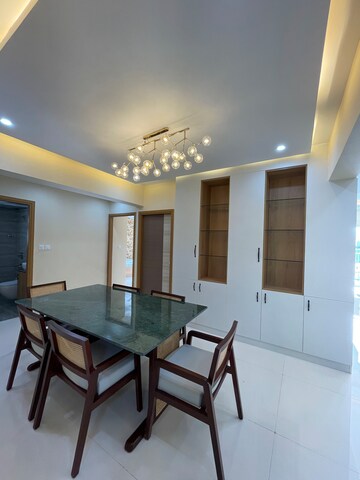 Staircase in 3 BHK Apartment at DS Max Skycity, Thanisandra – for Sale