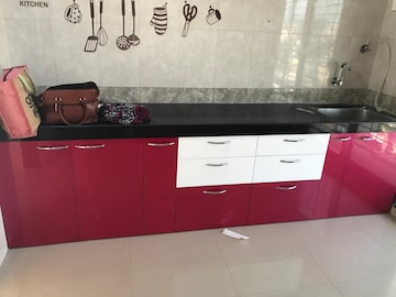 Kitchen in 3 BHK Apartment at Shree Krishna Paradise, Kharghar – for Rent