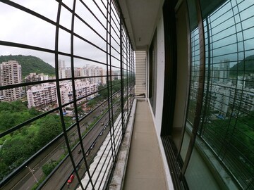 Balcony in 3 BHK Apartment at Shree Krishna Paradise, Kharghar – for Rent