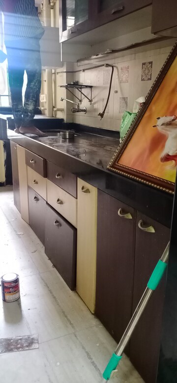 Kitchen in 3 BHK Apartment at Mahavir Drishti, Kharghar Sector 12 – for Rent