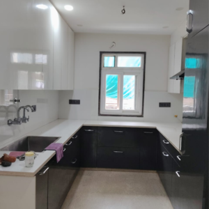 Kitchen in 3 BHK Builder Floor at Pitampura – for Sale
