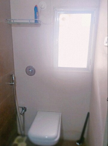 Bathroom in 1 BHK Apartment at Hari Manan Heights A Wing, Kavesar – for Rent