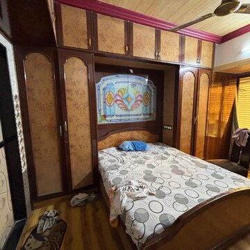 Bedroom in 1 BHK Apartment at The Discovery CHS, Rajendra Nagar – for Rent