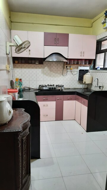 Kitchen in 3 BHK Apartment at Swarna CHS, Kharghar Sector 7 – for Rent
