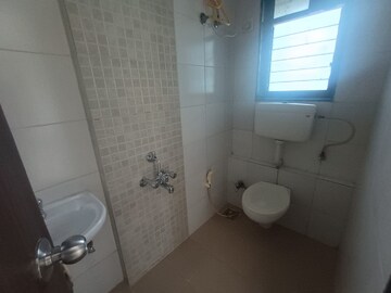 Bathroom in 1 BHK Apartment at Runwal Pearl, Manpada – for Rent