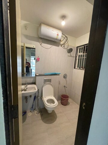 Bathroom in 3 BHK Apartment at Godrej Central, Chembur – for Rent