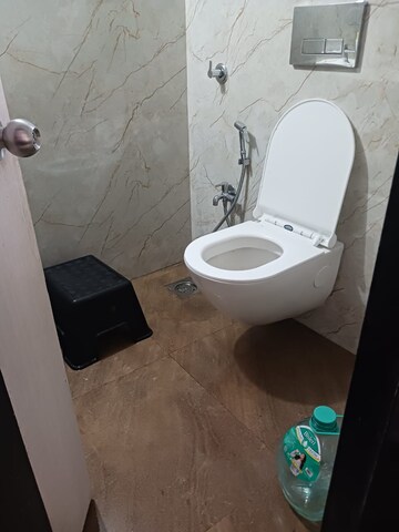 Bathroom in 2 BHK Apartment at Patel Heritage, Kharghar – for Rent