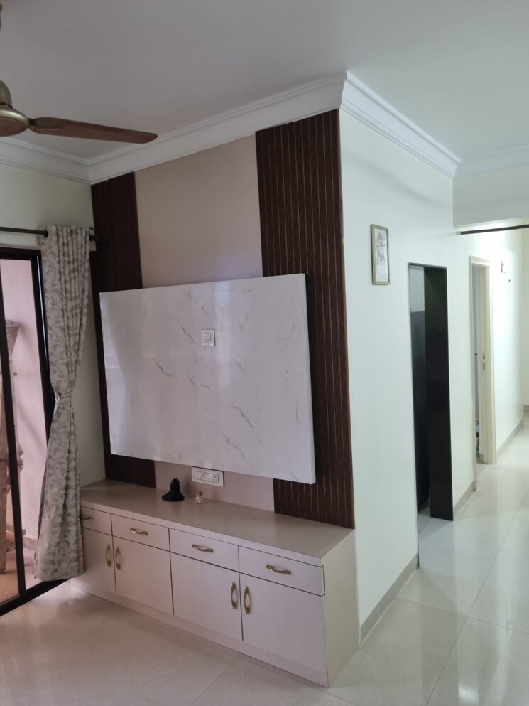 Living Room, tharwani-heritage 3 Bedroom 1500 Sq.Ft. Apartment In Kharghar Sector 7 Navi Mumbai 8971274