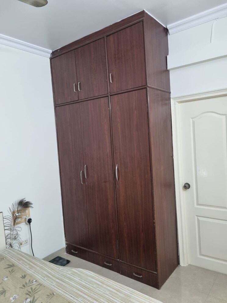 Master Bedroom, tharwani-heritage 3 Bedroom 1500 Sq.Ft. Apartment In Kharghar Sector 7 Navi Mumbai 8971274