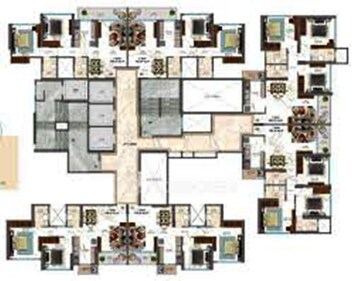 Floor Plan in 2 BHK Apartment at Shree Avneesh Imperium, Mulund East – for Sale