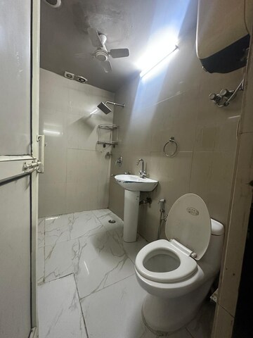 Bathroom in 1 BHK Builder Floor at Saket – for Rent