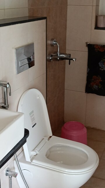 Bathroom in 2 BHK Apartment at Godrej Hillside, Mahalunge – for Rent