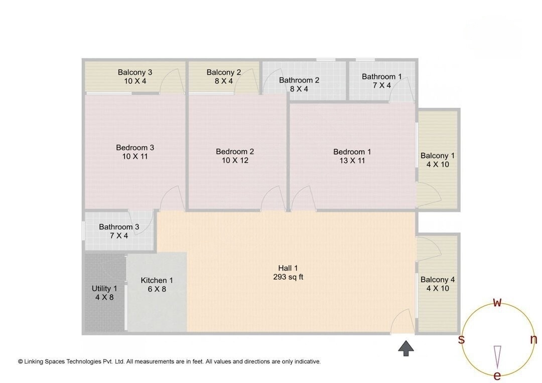 3 BHK Apartment For Sale in SV Lake View Homes
