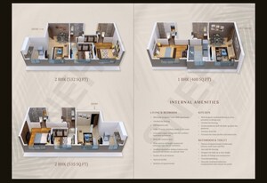 Floor Plan in 1.5 BHK Apartment at Datta Pada – for Sale