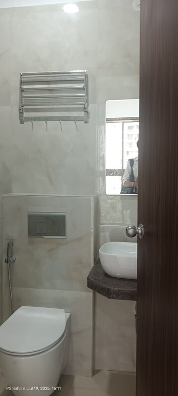Bathroom in 2 BHK Apartment at Raymond Ten X Vibes, J K Gram – for Rent