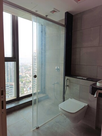 Bathroom in 3 BHK Apartment at Rustomjee Crown, Prabhadevi – for Sale