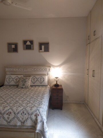 Bedroom in 4 BHK Apartment at Greater Kailash I – for Rent