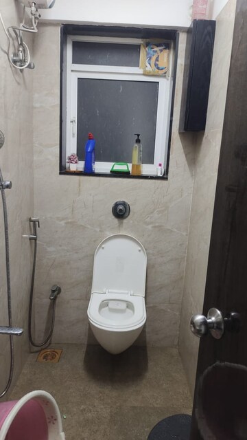Bathroom in 2 BHK Apartment at Prasun Sai Radha, Bhandup West – for Rent