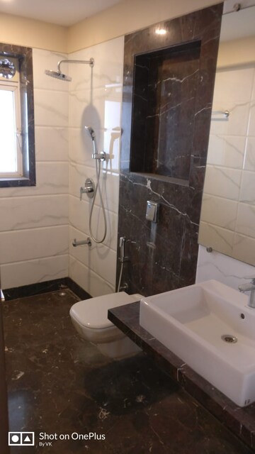 Bathroom in 3 BHK Apartment at DLH Dawn, Santacruz West – for Rent