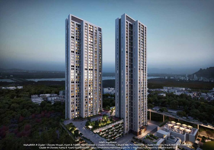 Exterior View, piramal-vaikunth 3 Bedroom 950 Sq.Ft. Apartment In Balkum Pada Thane 8971906