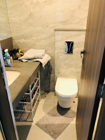 Bathroom in 3 BHK Apartment at Khar West – for Rent