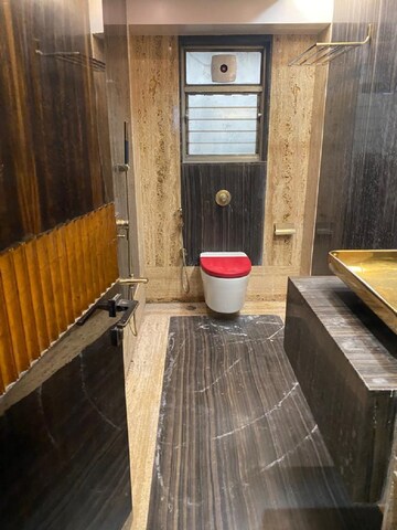 Bathroom in 3 BHK Apartment at Bandra West – for Rent