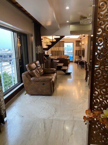 Living Room in 3 BHK Apartment at Bandra West – for Rent