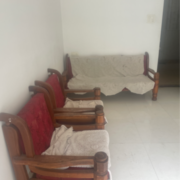 Living Room in 1 BHK Apartment at Legacy Bellezza, Mumbai Bangalore Highway – for Rent