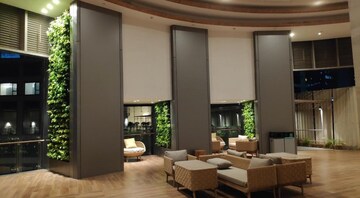 Living Room in 3 BHK Apartment at Lodha The World Towers World One Tier 2, Worli – for Sale