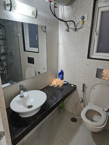 Bathroom in 2 BHK Apartment at Chandra Panorama, Sushant Golf City – for Rent