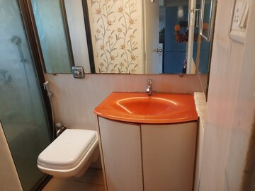Bathroom in 1.5 BHK Apartment at Bandra West – for Rent