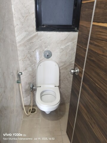 Bathroom in 1 BHK Apartment at Tulsi Aura Mumbai, Ghansoli – for Rent