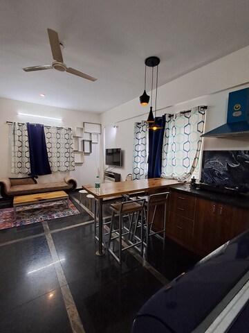 Living Room in 1 BHK Builder Floor at Hsr Layout – for Rent