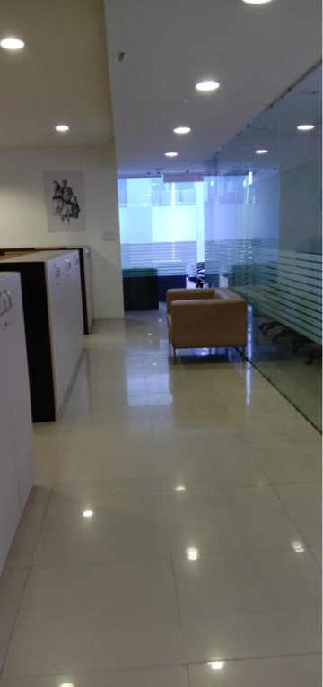 Living Room in  Office Space in IT/SEZ at Prahlad Nagar – for Rent