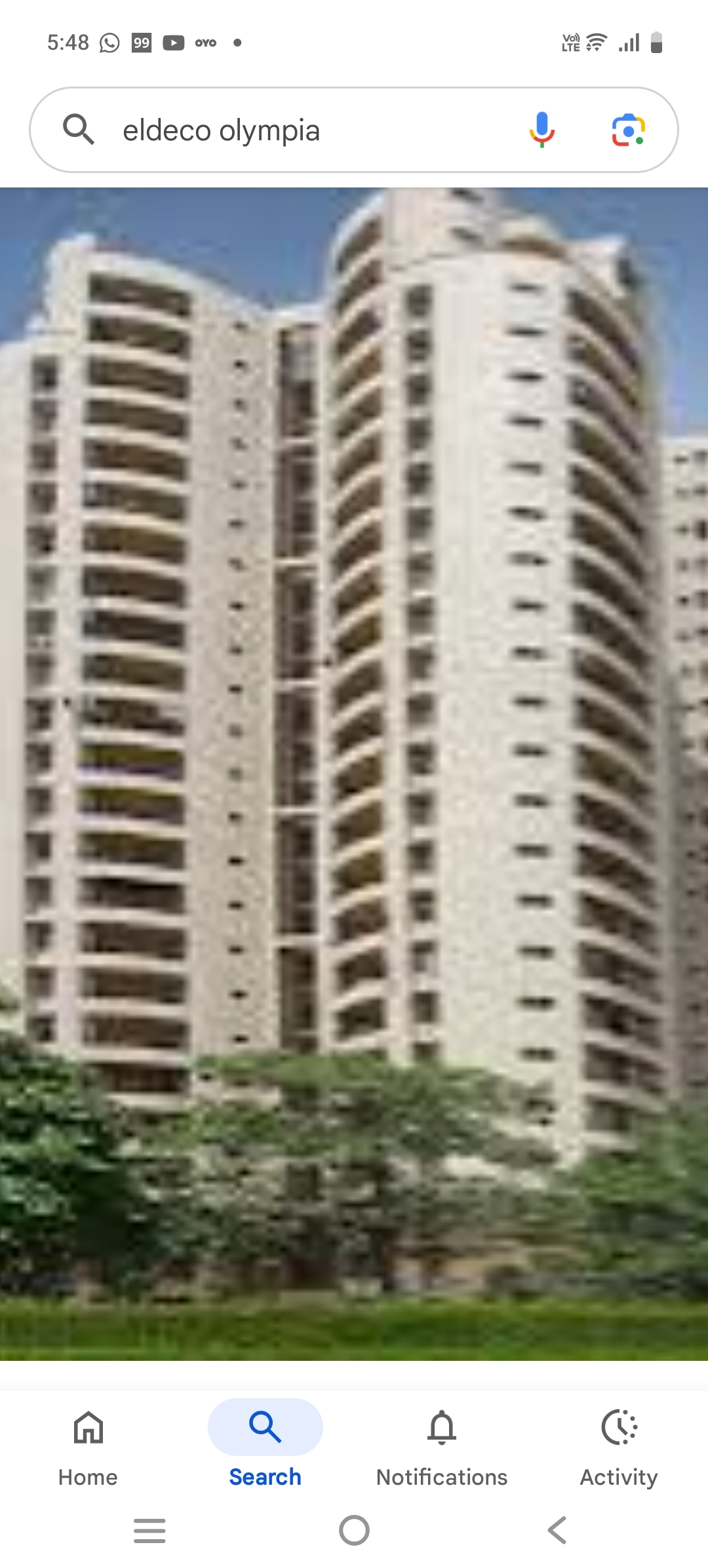 3 BHK + Pooja Room,Servant Room,Study Room Apartment For Rent in Eldeco Olympia