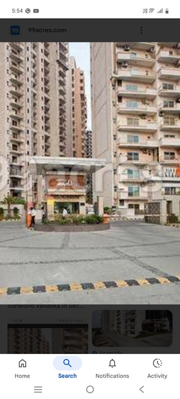 3 BHK Apartment For Rent in Sunworld Vanalika, Sector 107