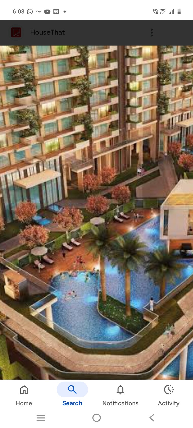 Living Room, aba-county-107 4 Bedroom 3501 Sq.Ft. Apartment In Sector 107 Noida 8972346