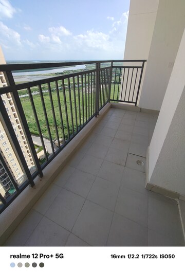 Balcony in 2 BHK Apartment at Eldeco Live By The Greens, Sector 150 – for Rent