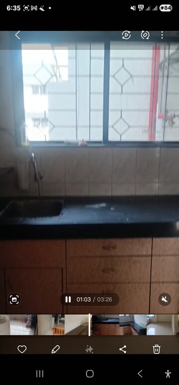 Kitchen in 2 BHK Apartment at Mahavir Park, Satara Road – for Rent