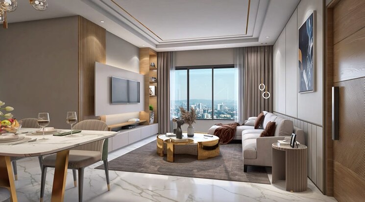 Living Room, sahakar-revanta 3 Bedroom 1005 Sq.Ft. Apartment In Goregaon West Mumbai 8949558