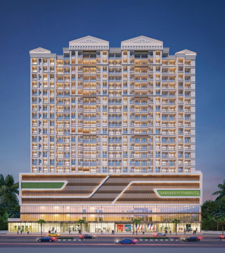 Exterior View, bhakti-the-pinnacle 3 Bedroom 1350 Sq.Ft. Apartment In Nalasopara West Palghar 8972564