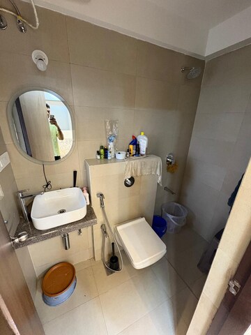 Bathroom in 3 BHK Apartment at Lodha Trump Tower, Worli – for Rent