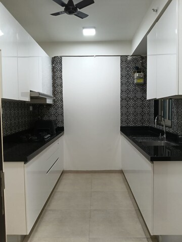 Kitchen in 3 BHK Apartment at Lodha Trump Tower, Worli – for Rent