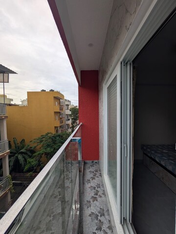 Balcony in 1 BHK Builder Floor at Hsr Layout – for Rent