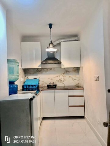 Bathroom in 1 BHK Builder Floor at Saket – for Rent