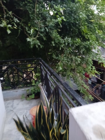 Balcony in 3 BHK Apartment at RWA Qutab Enclave, Katwaria Sarai – for Rent